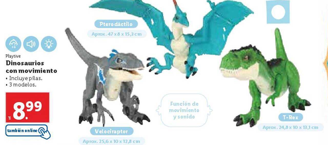 Dinosaurios con movimiento