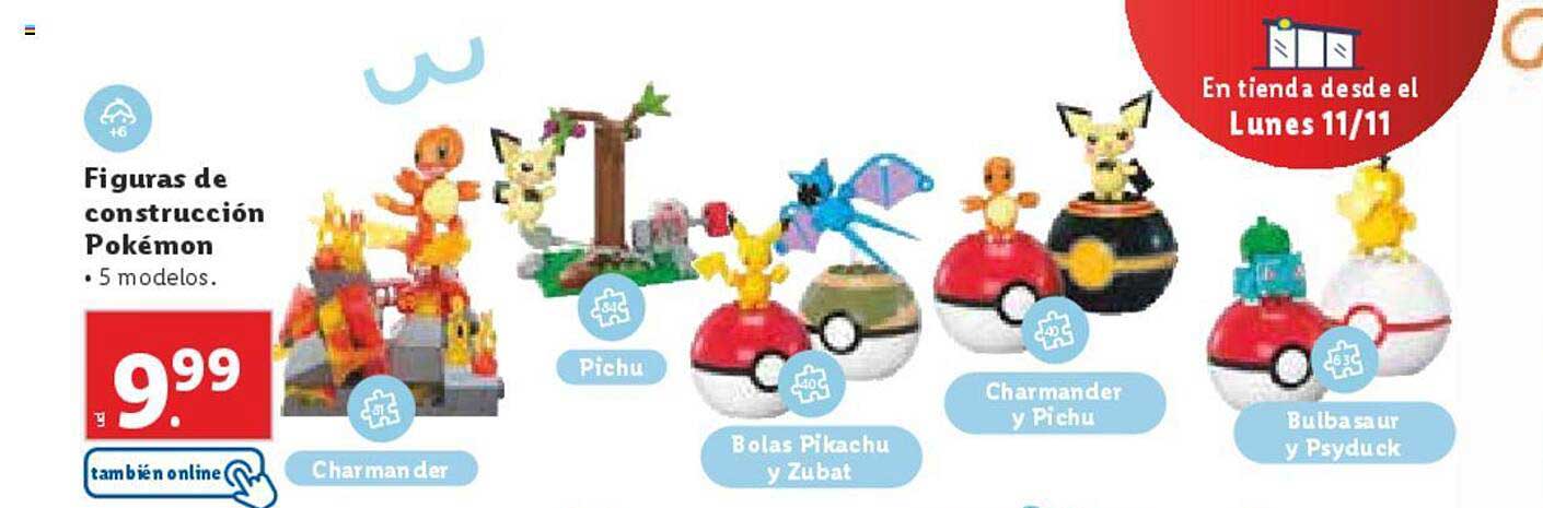 Figuras de construcción Pokémon