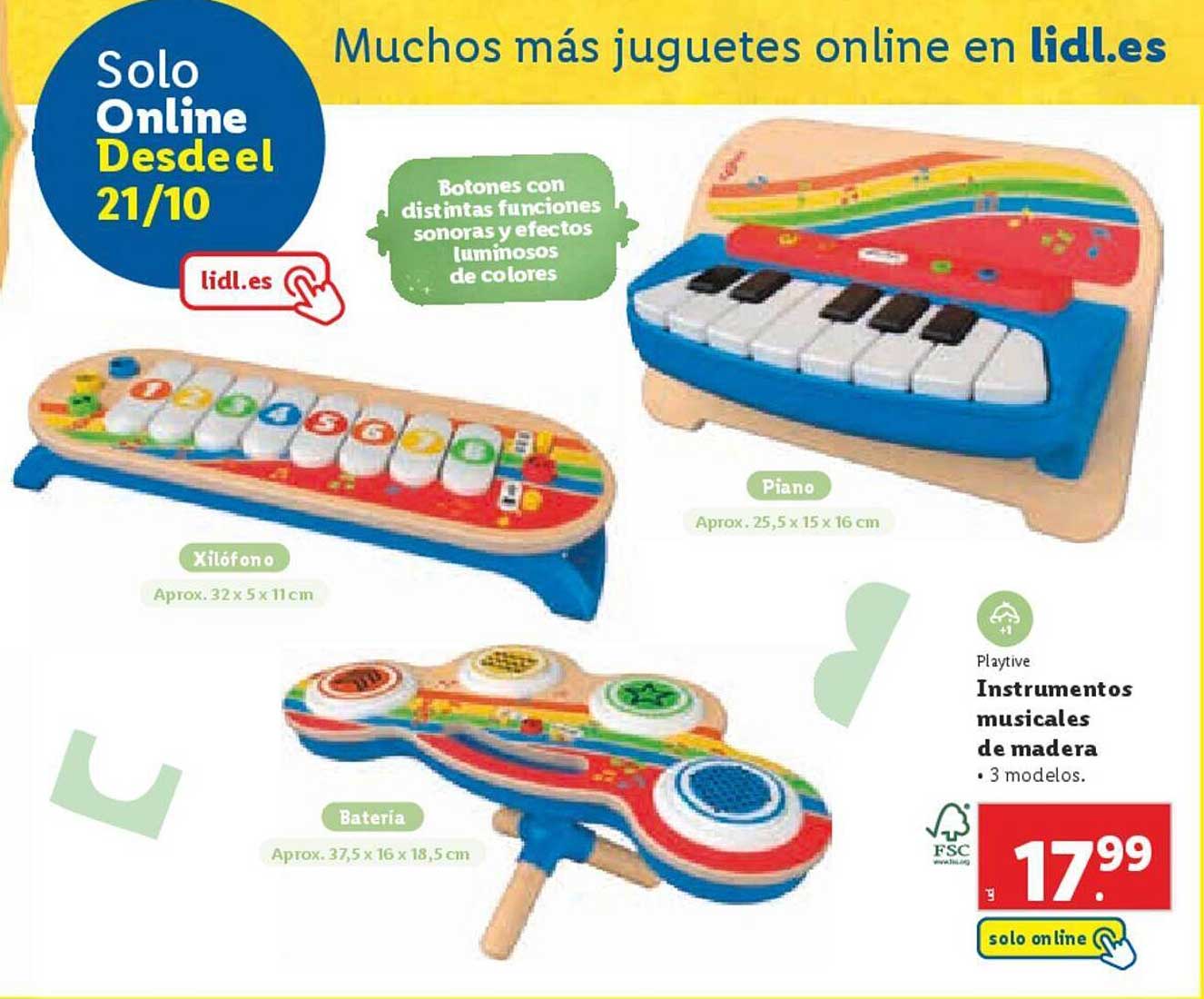 Instrumentos musicales de madera