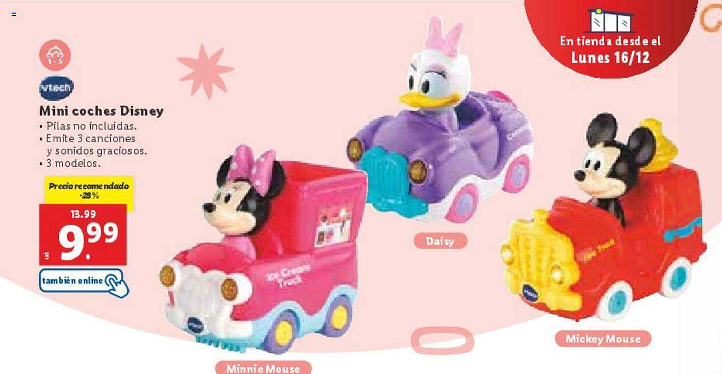 Mini coches Disney