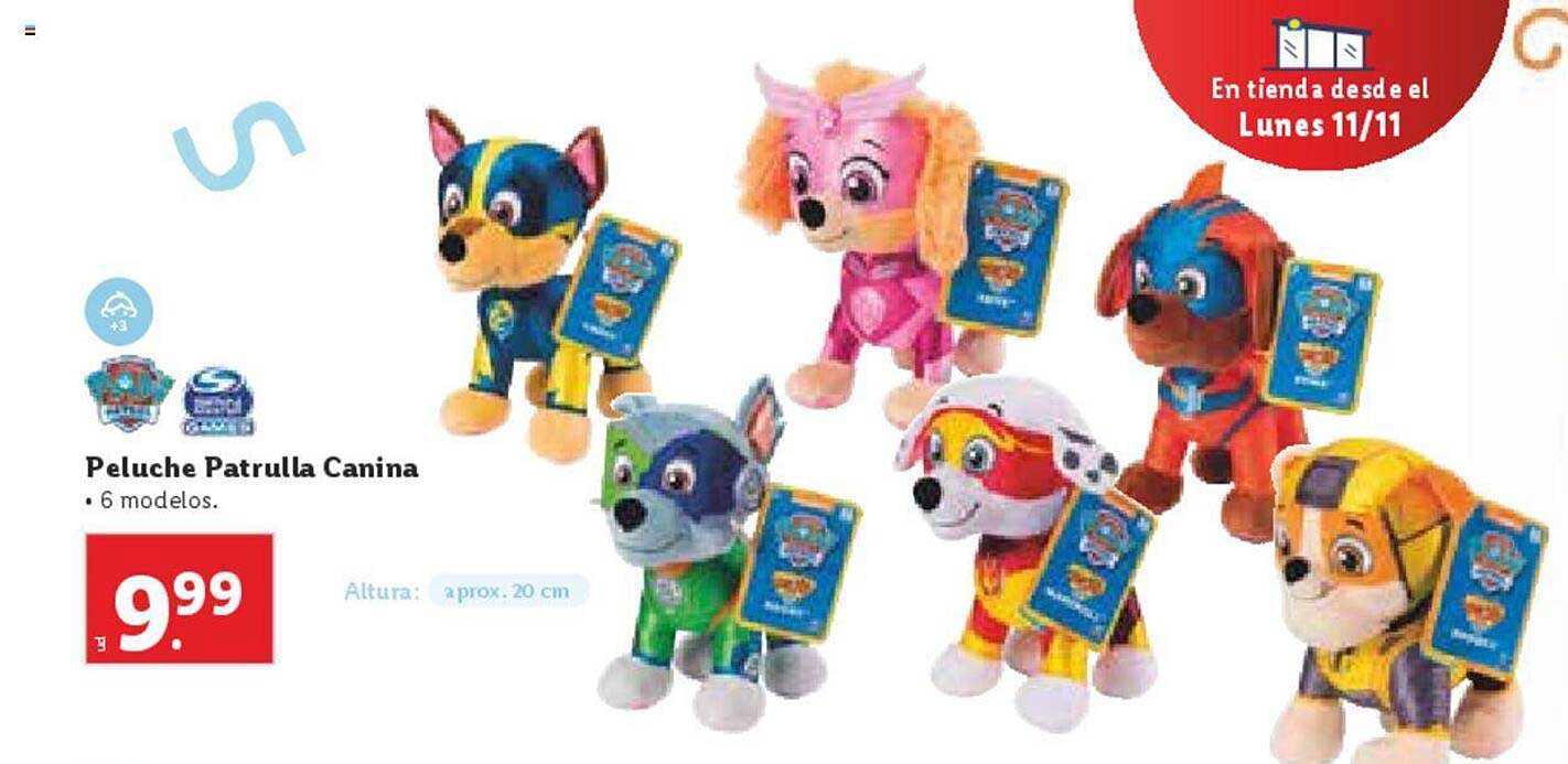 Peluche Patrulla Canina