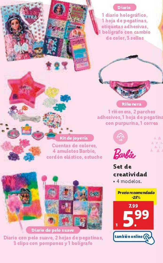 Set de creatividad Barbie