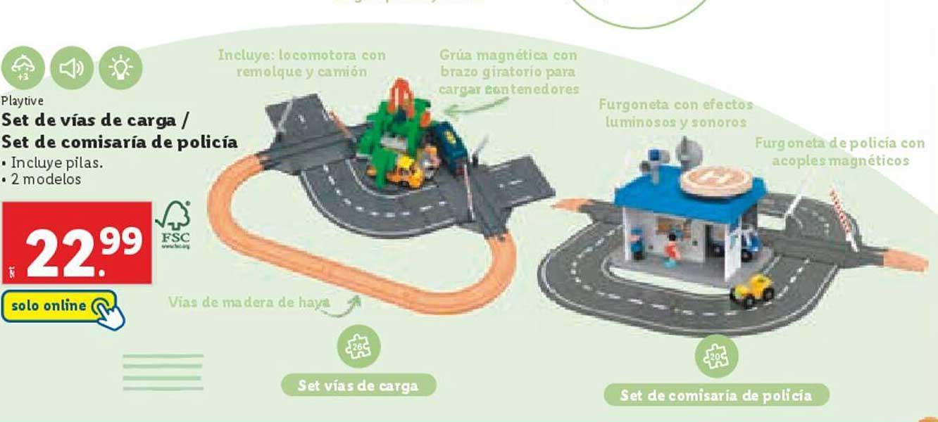 Set de vías de carga / Set de comisaría de policía