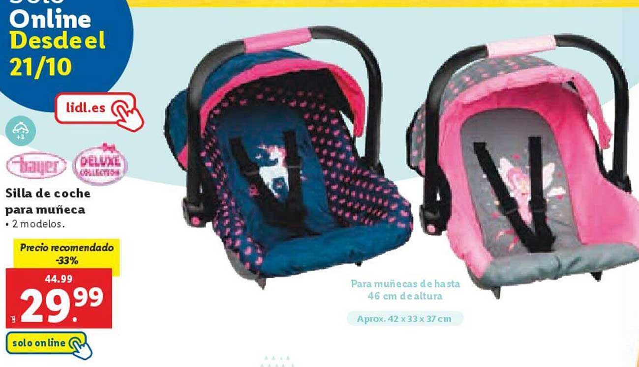 Silla de coche para muñeca