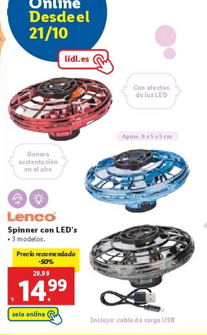 Spinner con LED's