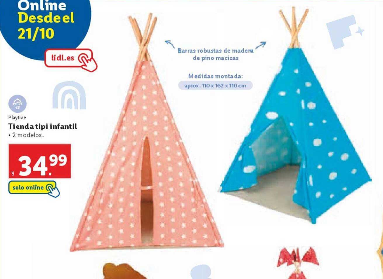 Tienda tipi infantil