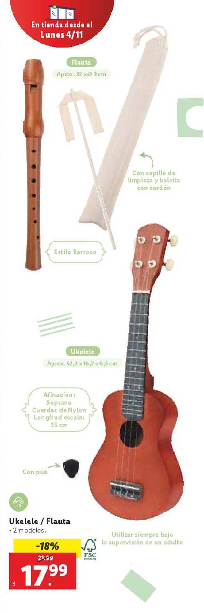 Ukelele / Flauta