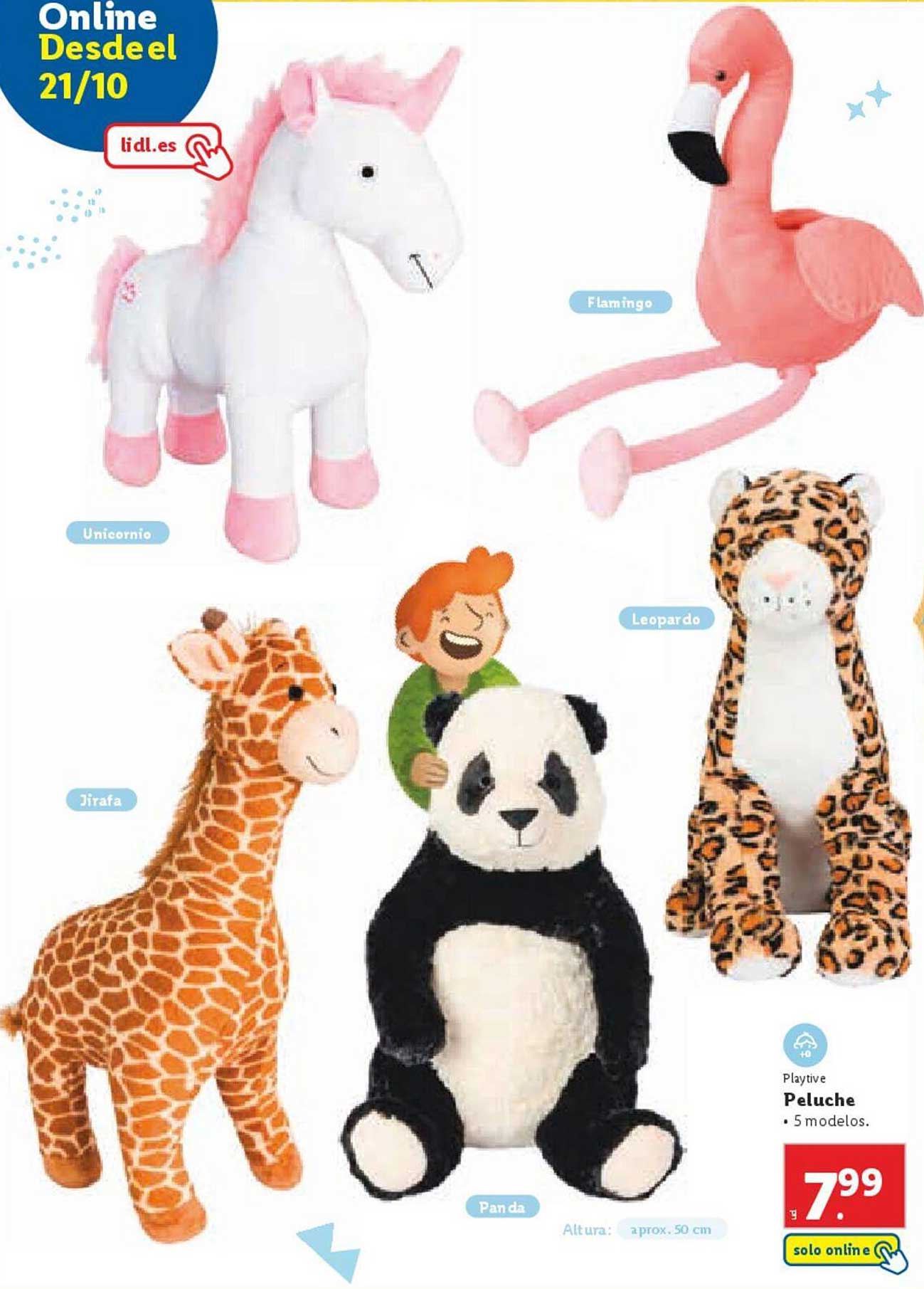 Unicornio  
Flamingo  
Jirafa  
Panda  
Leopardo  