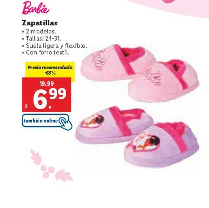 Zapatillas Barbie