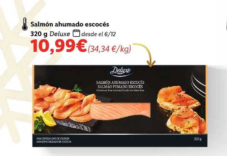 Salmón ahumado escocés