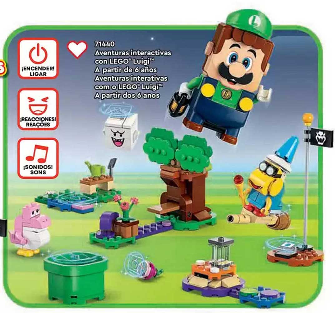 Aventuras interactivas con LEGO® Luigi™