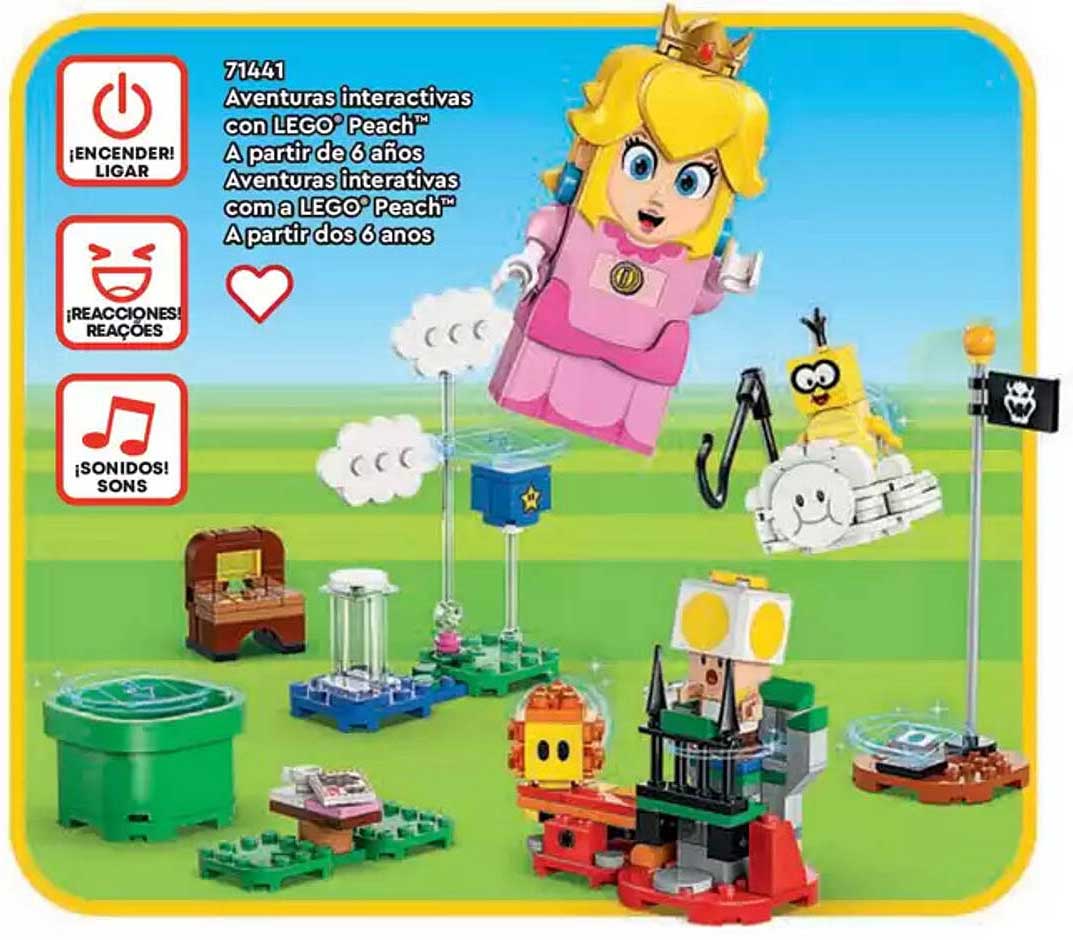 Aventuras interactivas con LEGO® Peach™