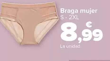 Braga mujer S - 2XL