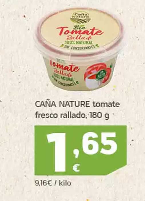 CAÑA NATURE tomate fresco rallado