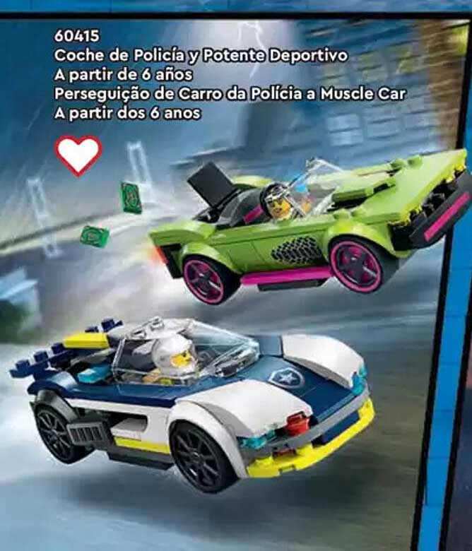 Coche de Policía y Potente Deportivo