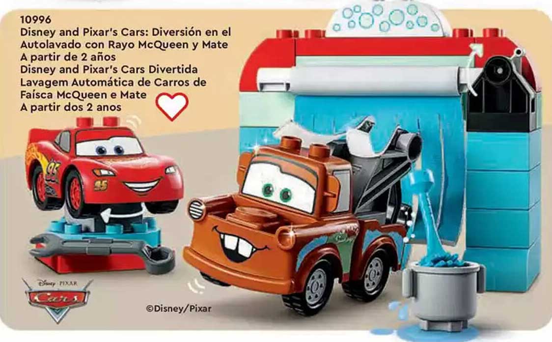 Disney and Pixar's Cars: Diversión en el Autolavado con Rayo McQueen y Mate