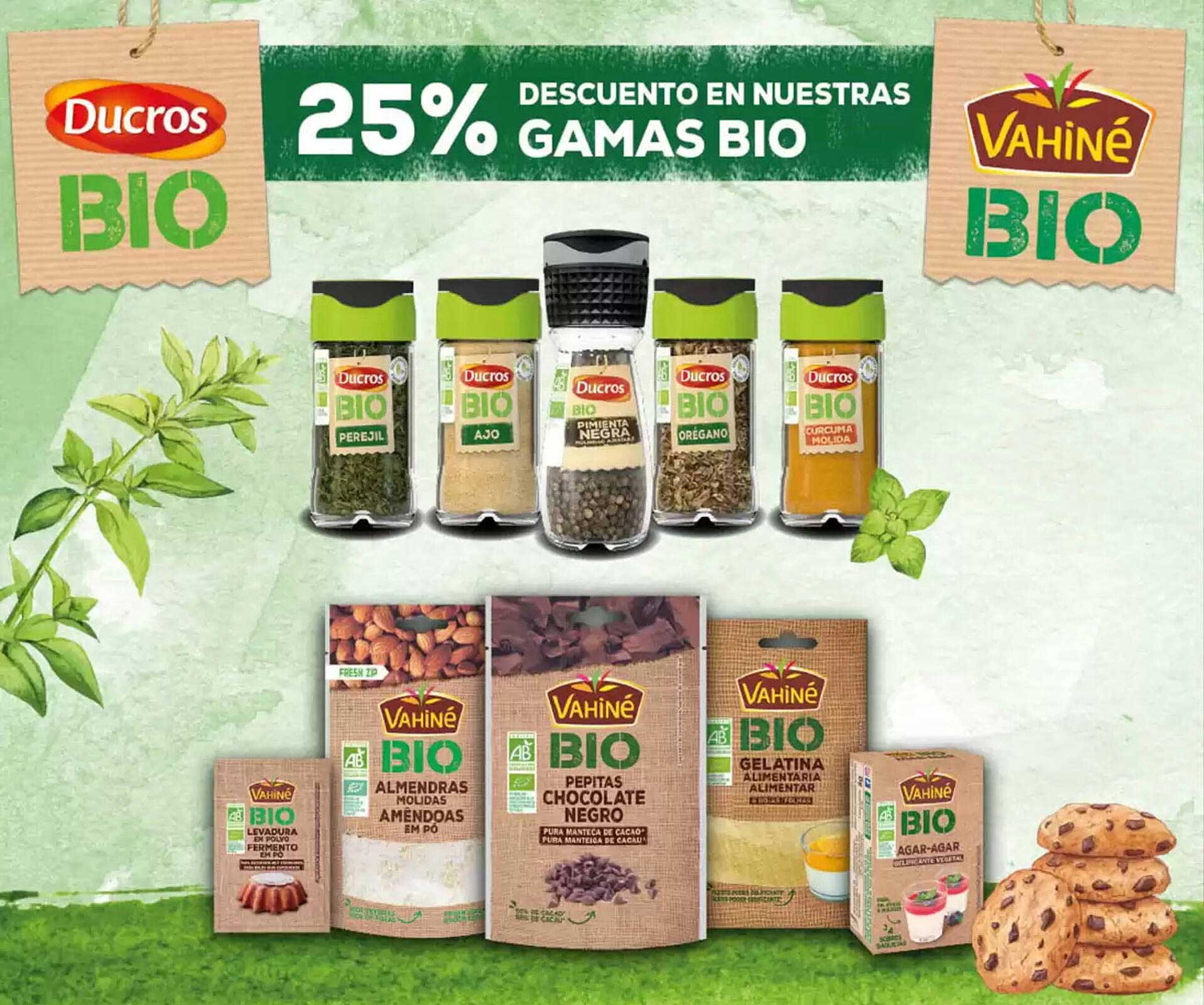 Ducros BIO 25% DESCUENTO EN NUESTRAS GAMAS BIO Vahiné BIO