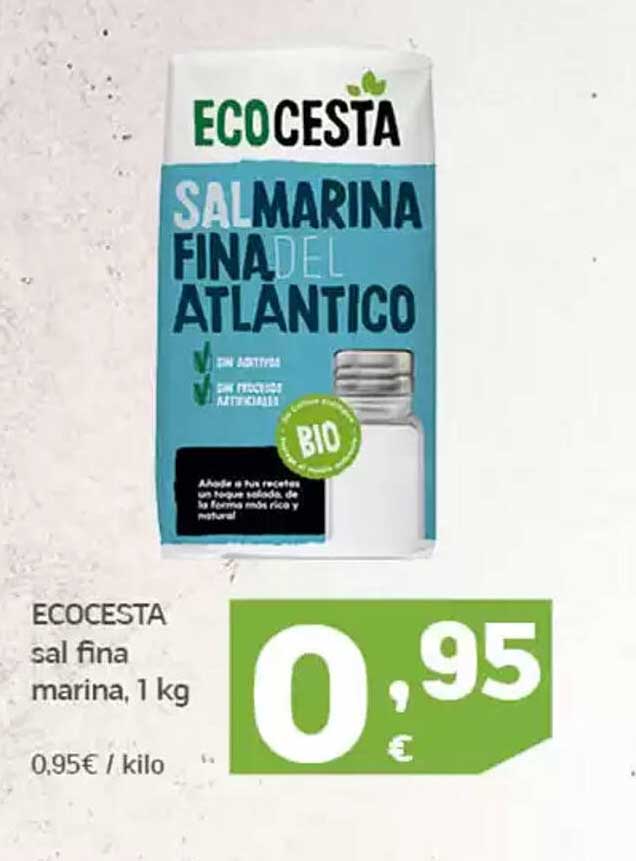 ECOCESTA SAL MARINA FINA DEL ATLÁNTICO