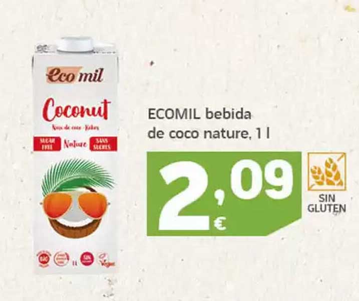 ECOMIL bebida de coco nature