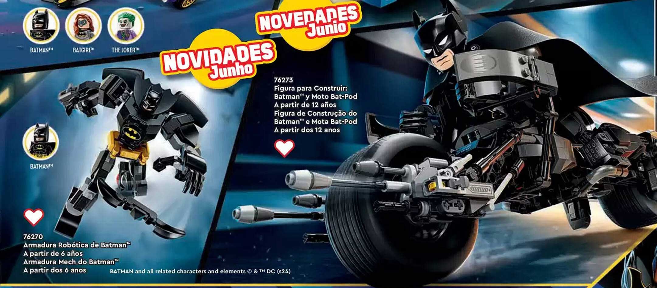 Figura para Construir: Batman™ y Moto Bat-Pod