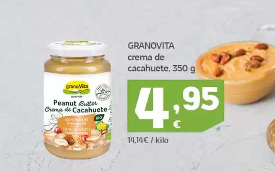 GRANOVITA crema de cacahuete