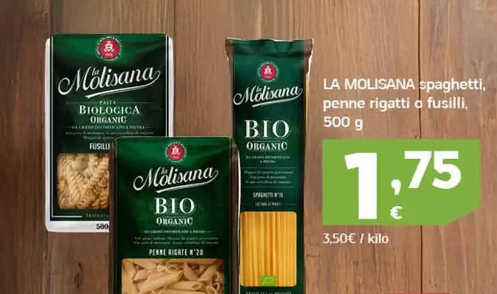 LA MOLISANA spaghetti, penne rigatti o fusilli