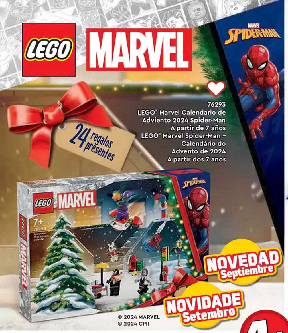 LEGO® Marvel Calendario de Adviento 2024 Spider-Man