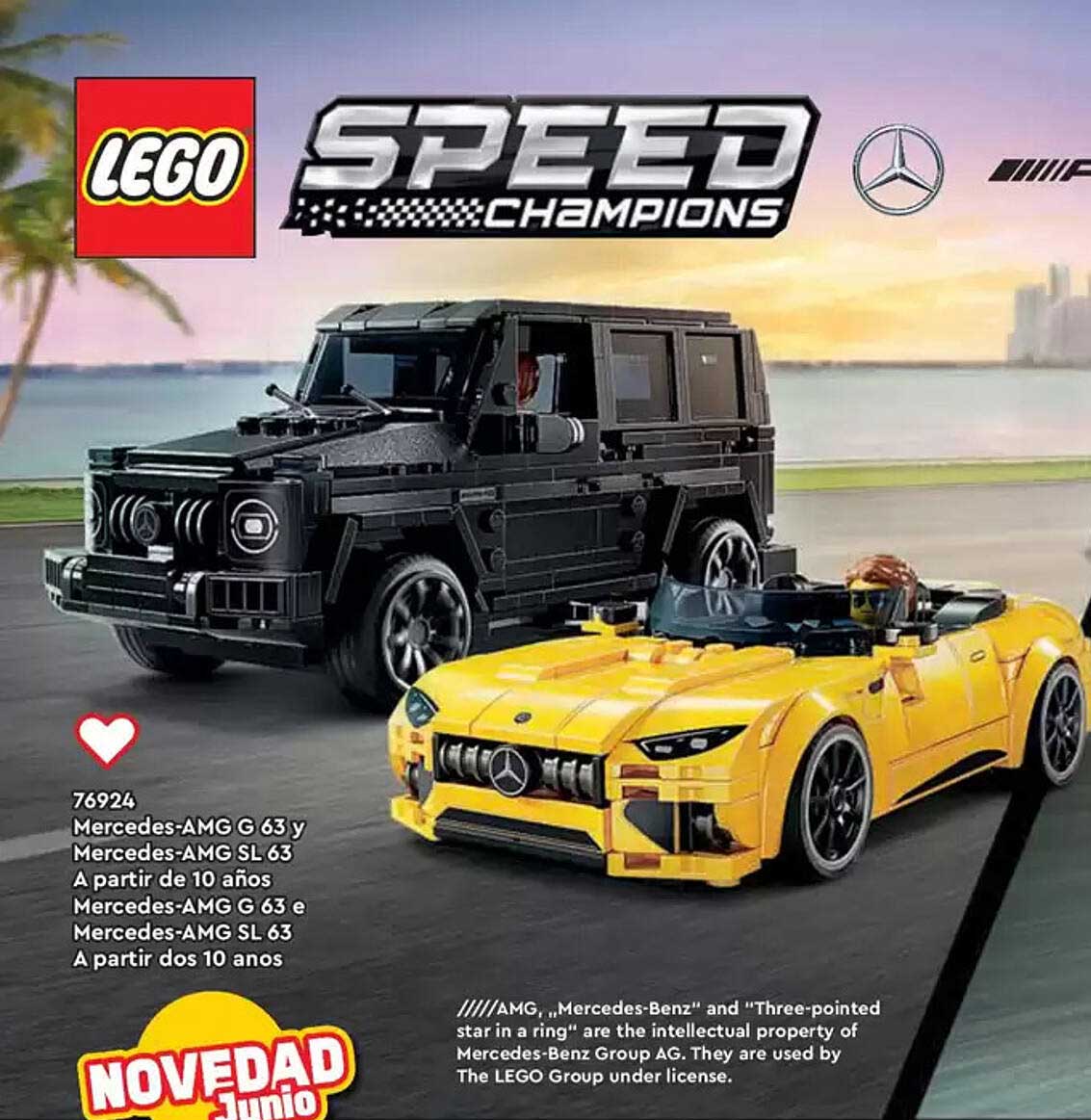 LEGO SPEED CHAMPIONS 76924 Mercedes-AMG G 63 y Mercedes-AMG SL 63