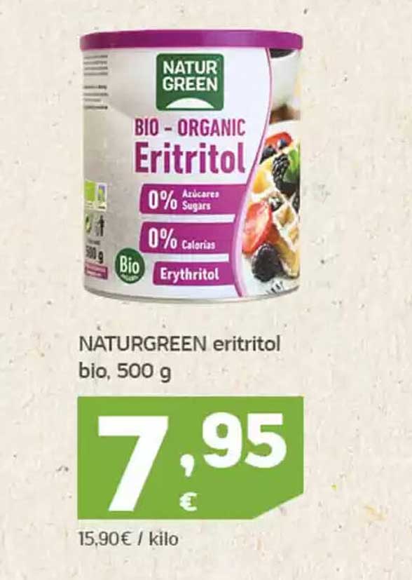 NATURGREEN eritritol bio, 500 g