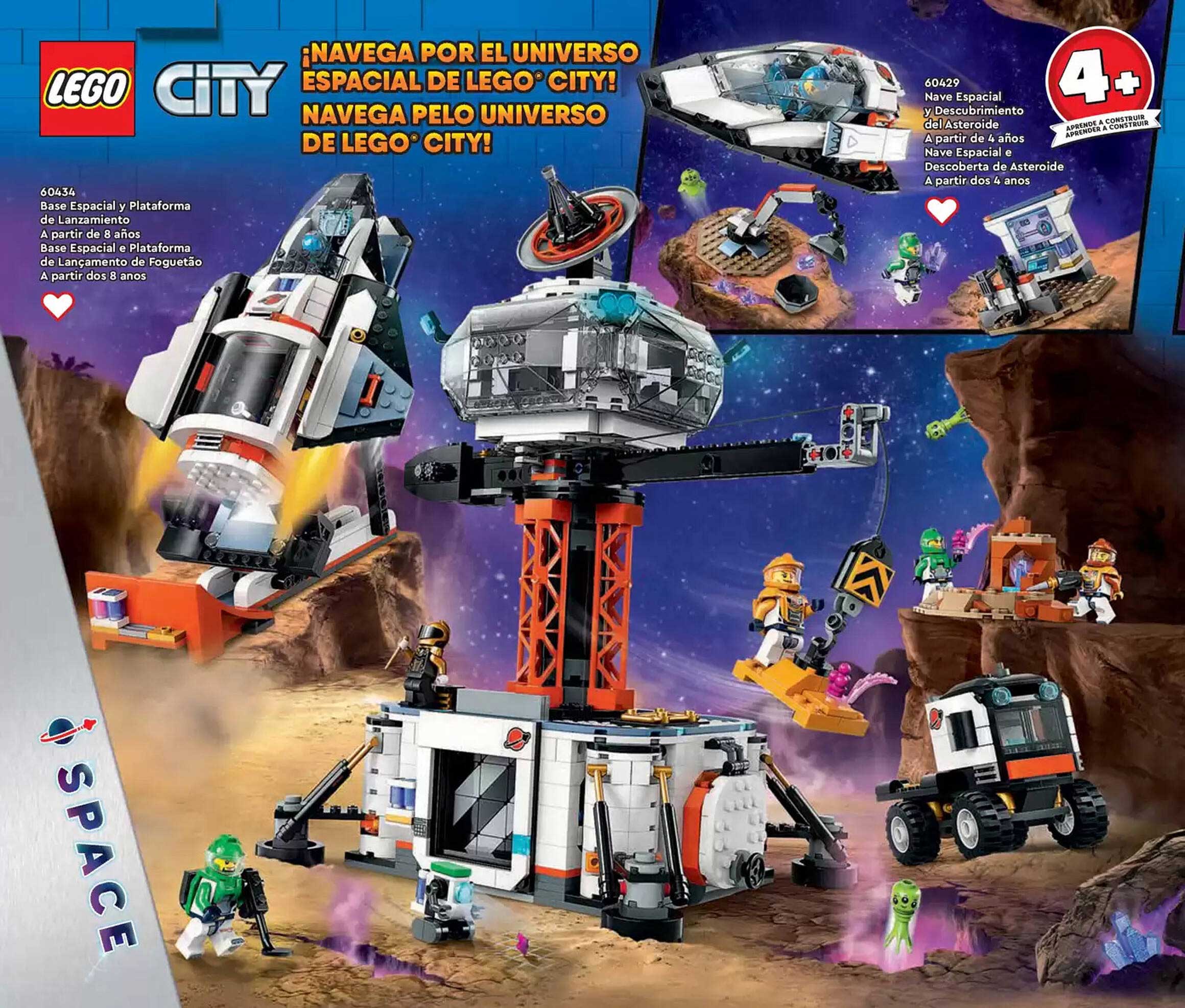 ¡NAVEGA POR EL UNIVERSO ESPACIAL DE LEGO® CITY! 