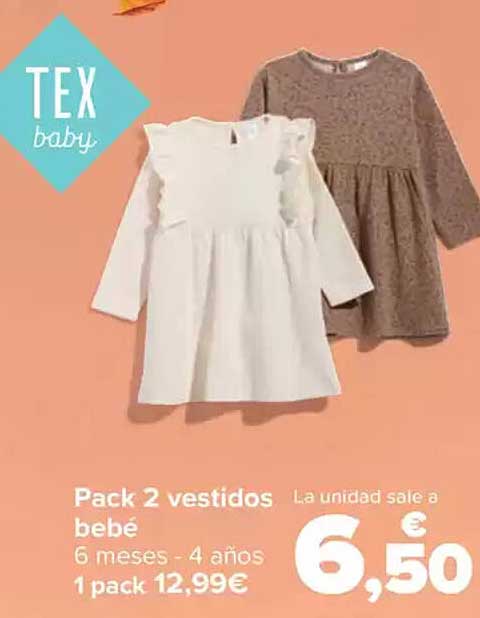 Pack 2 vestidos bebé