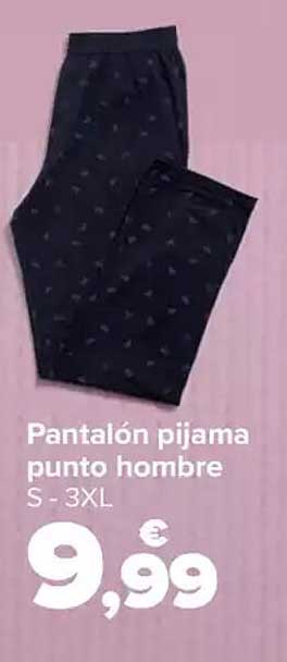 Pantalón pijama punto hombre