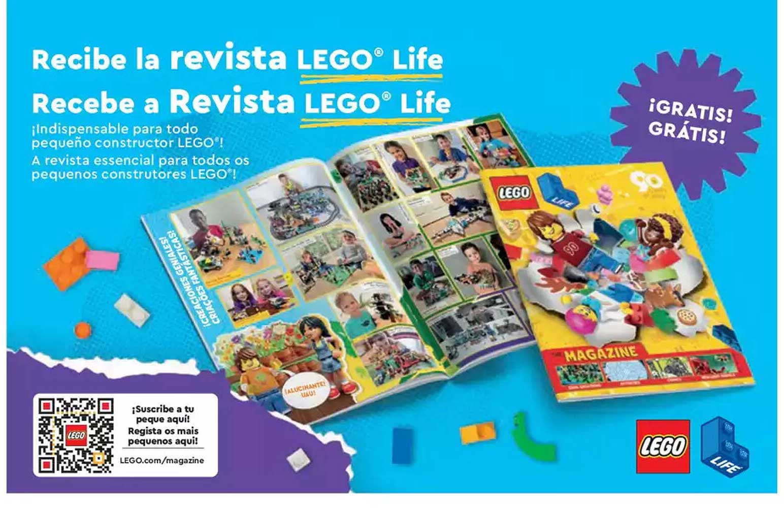 Recibe la revista LEGO® Life