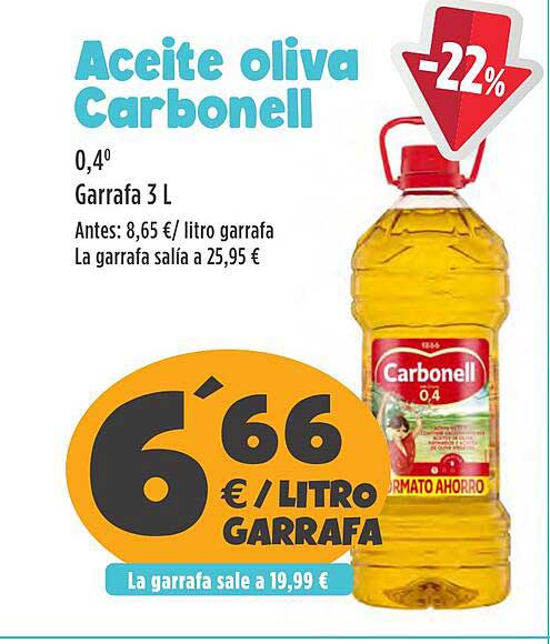 Aceite oliva Carbonell