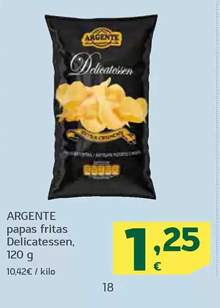 ARGENTE papas fritas Delicatessen