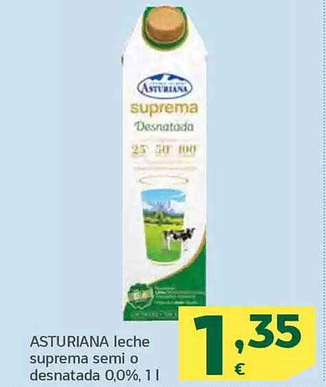 ASTURIANA leche suprema semi o desnatada