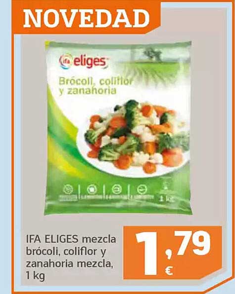 Brócoli, coliflor y zanahoria