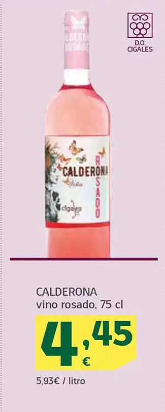 CALDERONA vino rosado