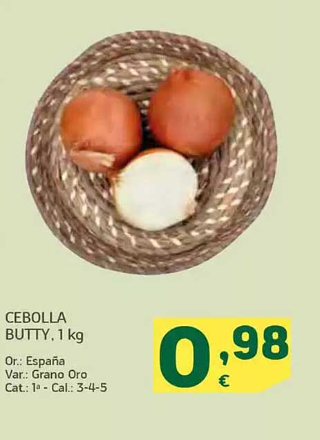 CEBOLLA BUTTY, 1 kg