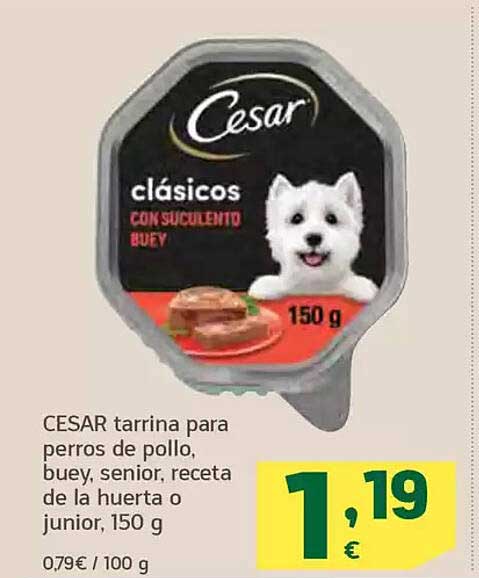 Cesar clásicos con suculento buey