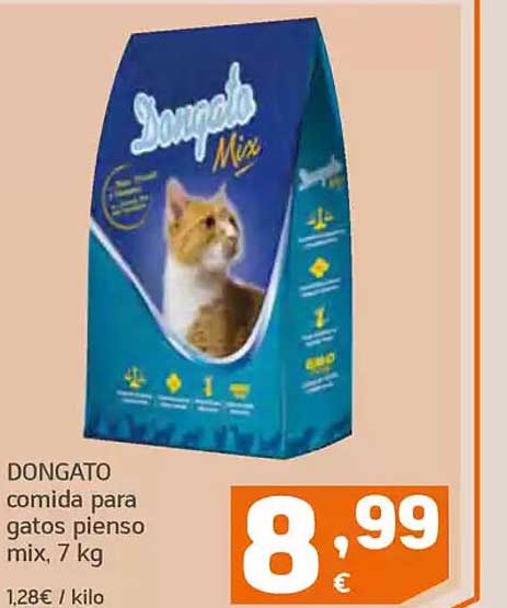 DONGATO comida para gatos pienso mix