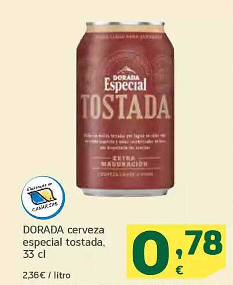 DORADA cerveza especial tostada