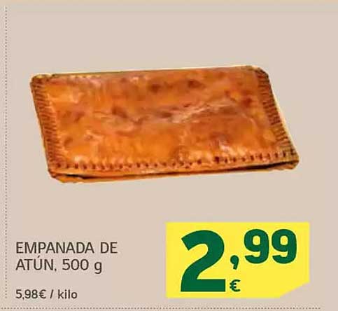 EMPANADA DE ATÚN, 500 g