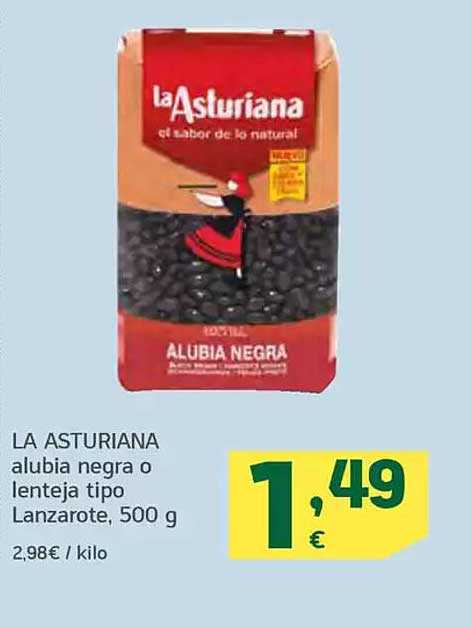 LA ASTURIANA alubia negra