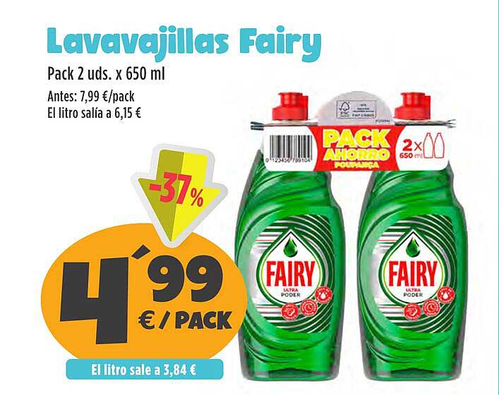 Lavavajillas Fairy