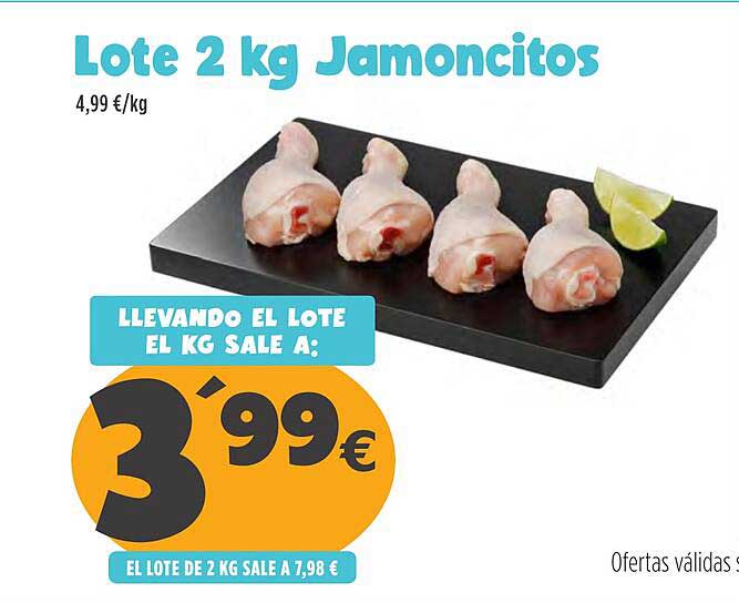 Lote 2 kg Jamoncitos