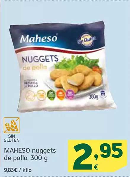 MAHESO nuggets de pollo