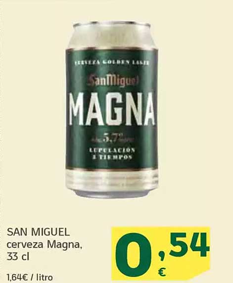 SAN MIGUEL cerveza Magna