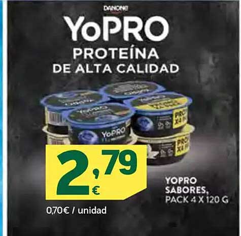 YoPRO PROTEÍNA DE ALTA CALIDAD