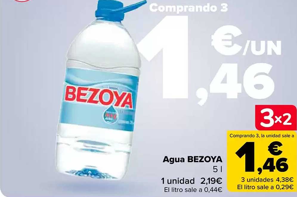 Agua BEZOYA 5 l